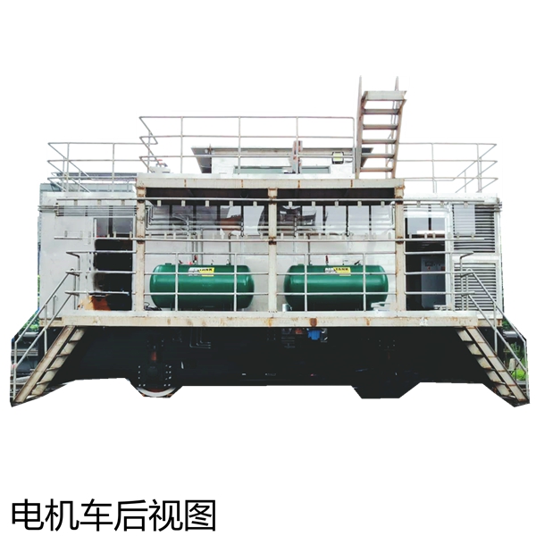 电机车后视图